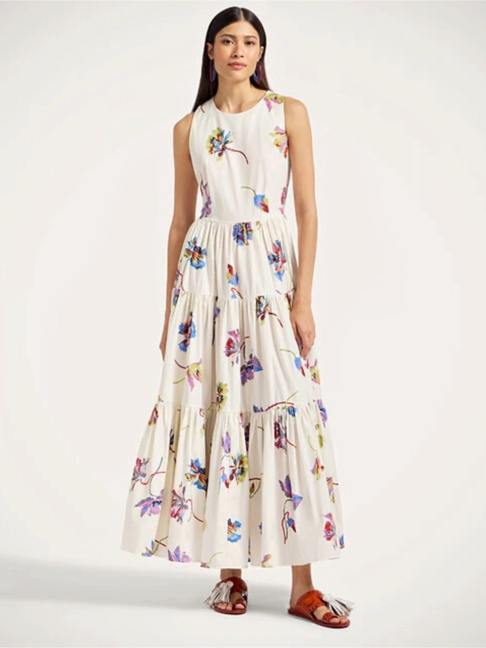La DoubleJ floral maxi dress